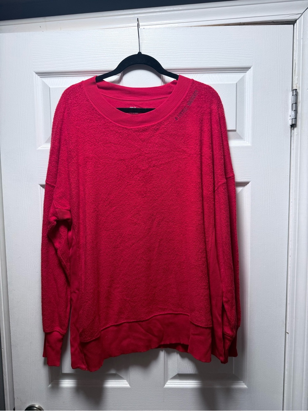 Aerie “A Little Naughty” Women’s Crewneck Sweatshirt in Red - size L